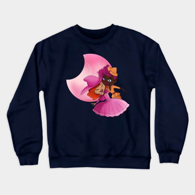 Strawberry Moon Crewneck Sweatshirt by candice-allen-art